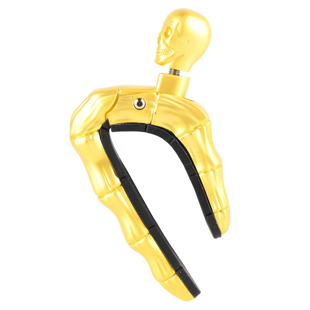 Acoustic Guitar Capo Skull Shape Pretty Cool Metal Electric Classic Guitar Capo for Ukulele Gold