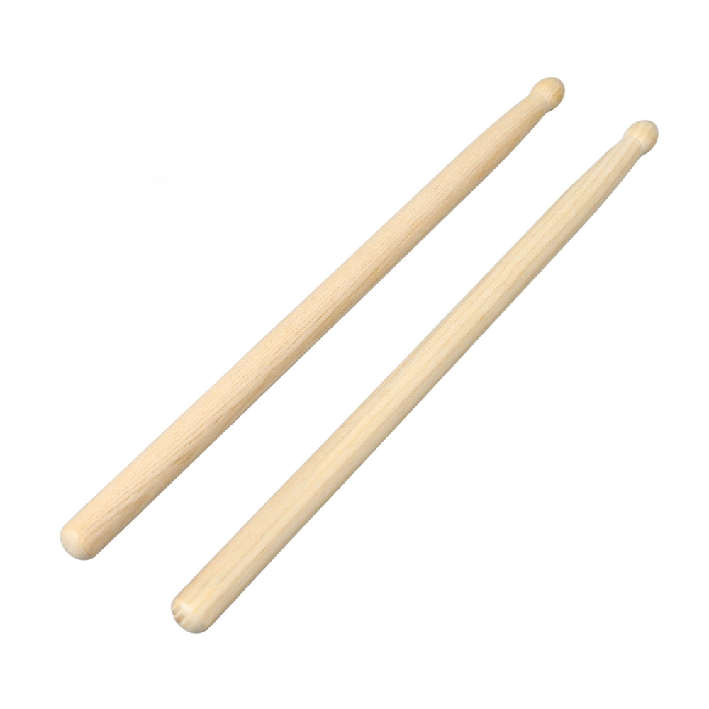 2Pcs Drum Mallet Wood Drumstick Wooden Drum Stick Instrument Accessory for Playing Replacement