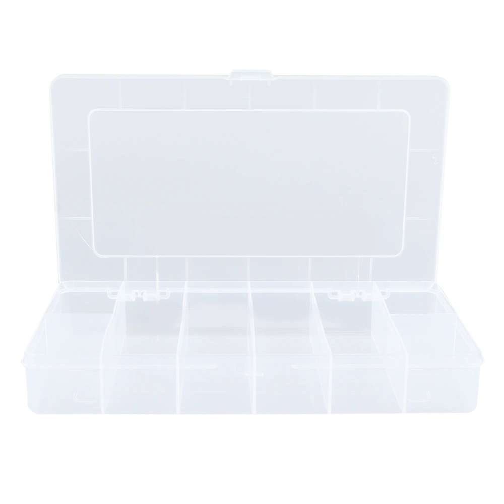 Compartment Parts Box Transparent Grids PP Jewelry Screw Organizer Container Storage Box