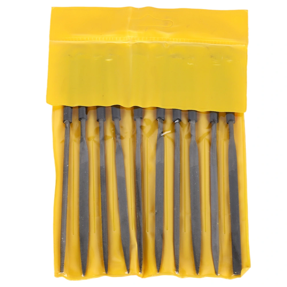 10 Pcs Guitar Files Kit Multi Purpose Metal Guitar Nut Fret Needle File Luthier Musician Repair Tool