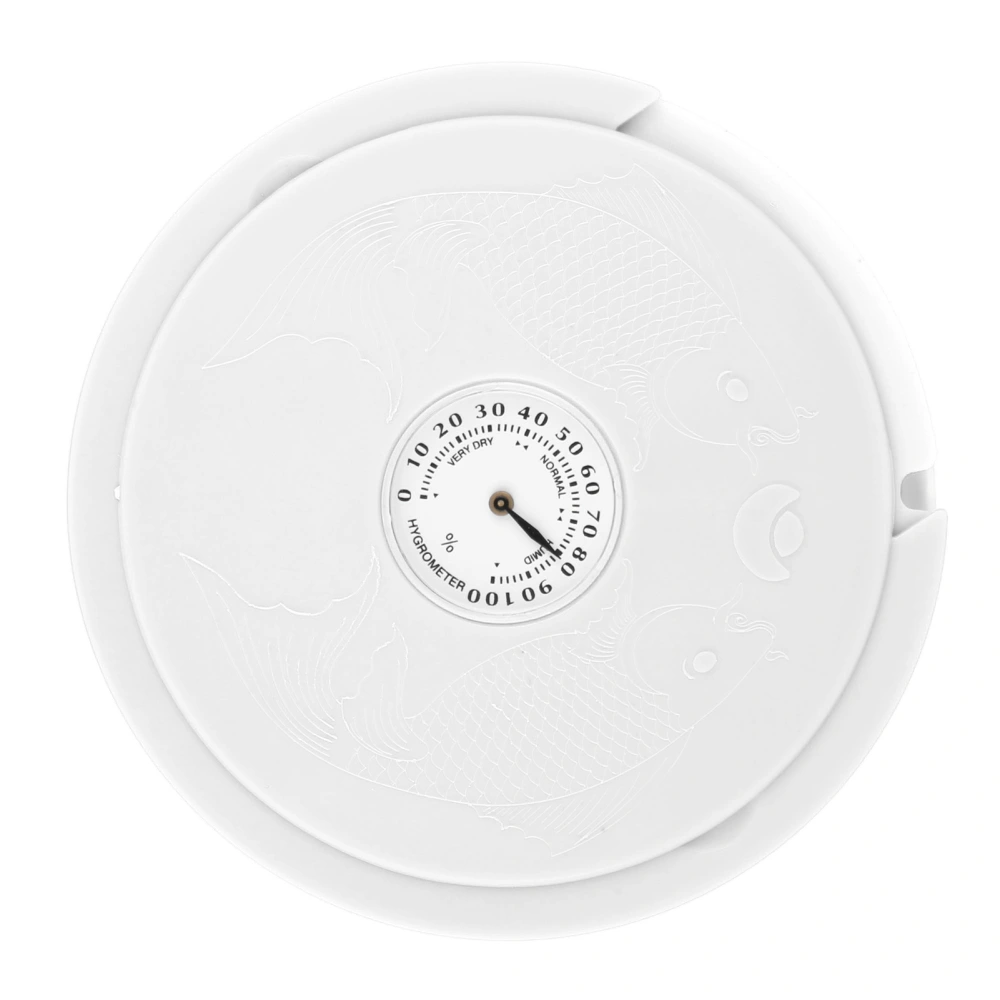 Guitar Humidifier Anti Drying Acoustic Guitar Sound Hole Humidifier with Hygrometer White