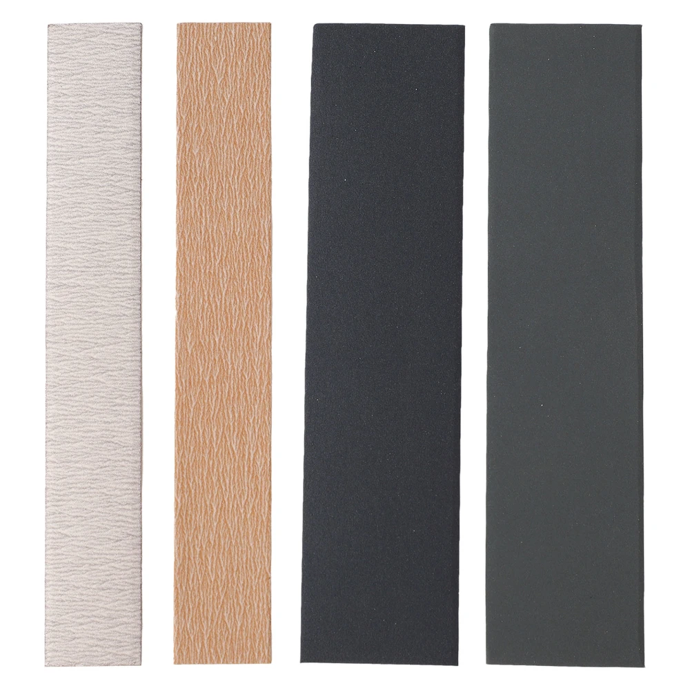 4Pcs Fret Leveler Beam Sandpaper Leveling Bar Sanding Paper Luthier Sanding Reparing Tool for Guitar Fret M02519 15CM