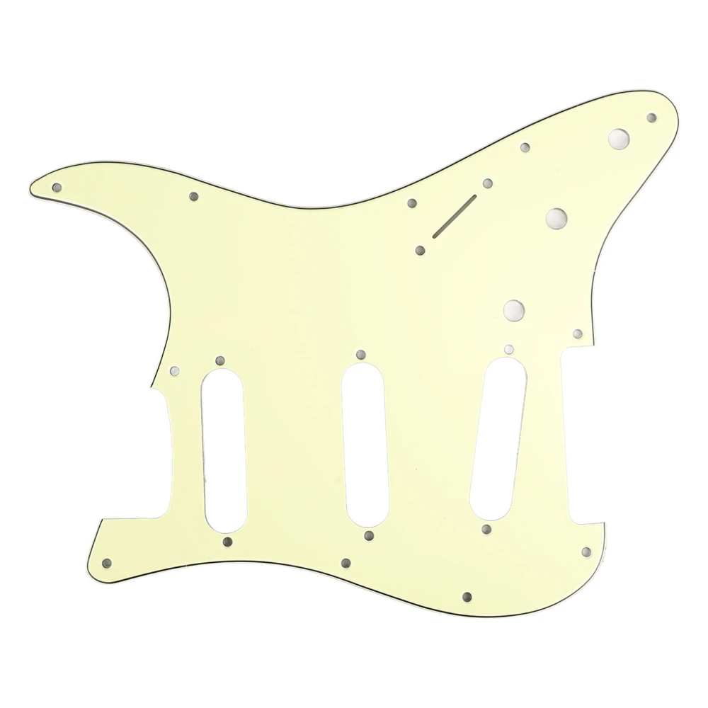 Guitar Pickguard Replacement Aluminum Foil Shielding PVC Scratch Protection Guitar Guard Plate GSSS39