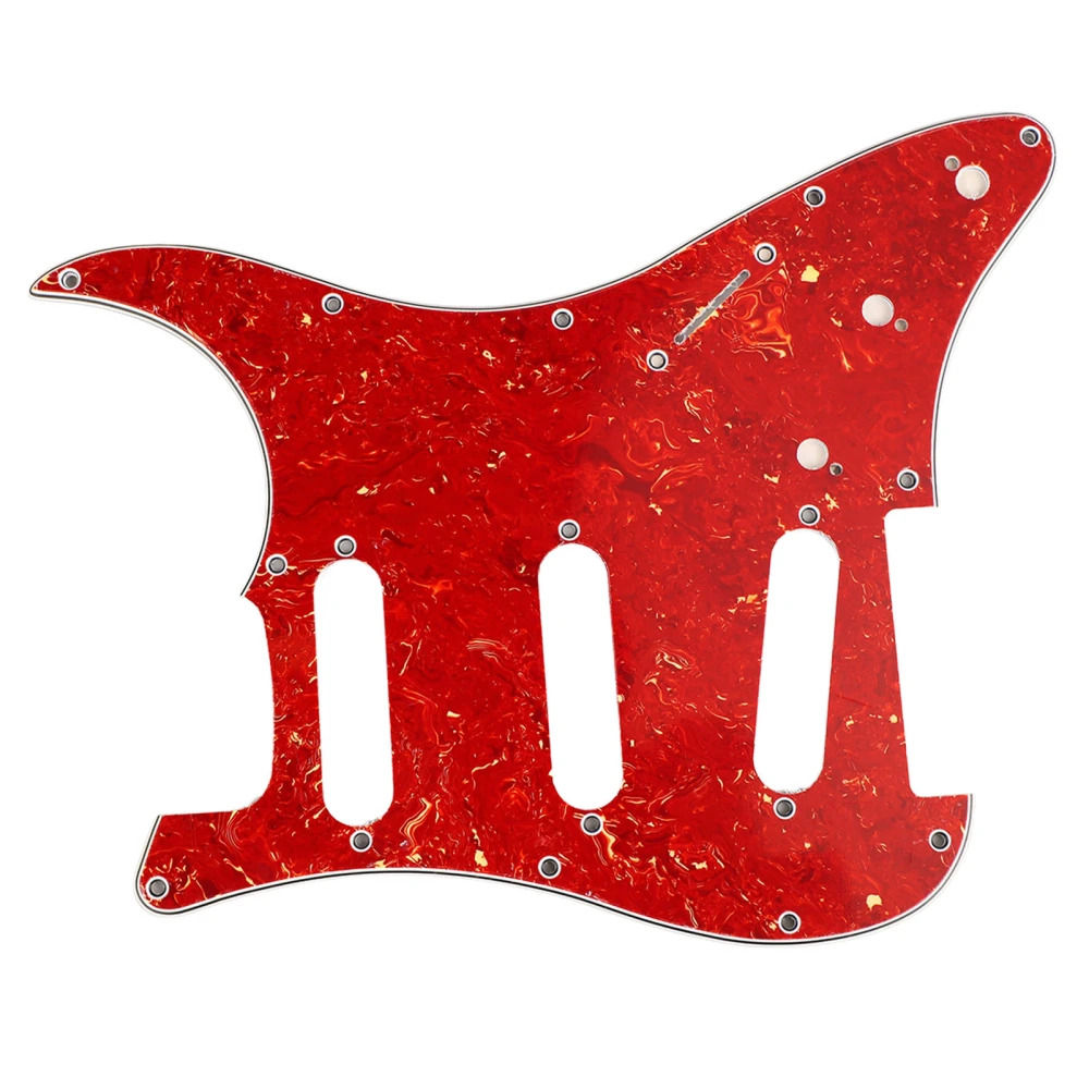 Guitar Pickguard Replacement Aluminum Foil Shielding PVC Scratch Protection Guitar Guard Plate GSSS38