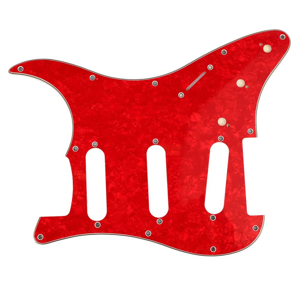 Guitar Pickguard Replacement Aluminum Foil Shielding PVC Scratch Protection Guitar Guard Plate GSSS36