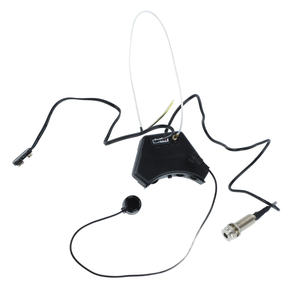 Electric Guitar Pickup Assembly Kit Piezoelectric Ceramic Sensor Acoustic Sound Hole Pickup Accessories