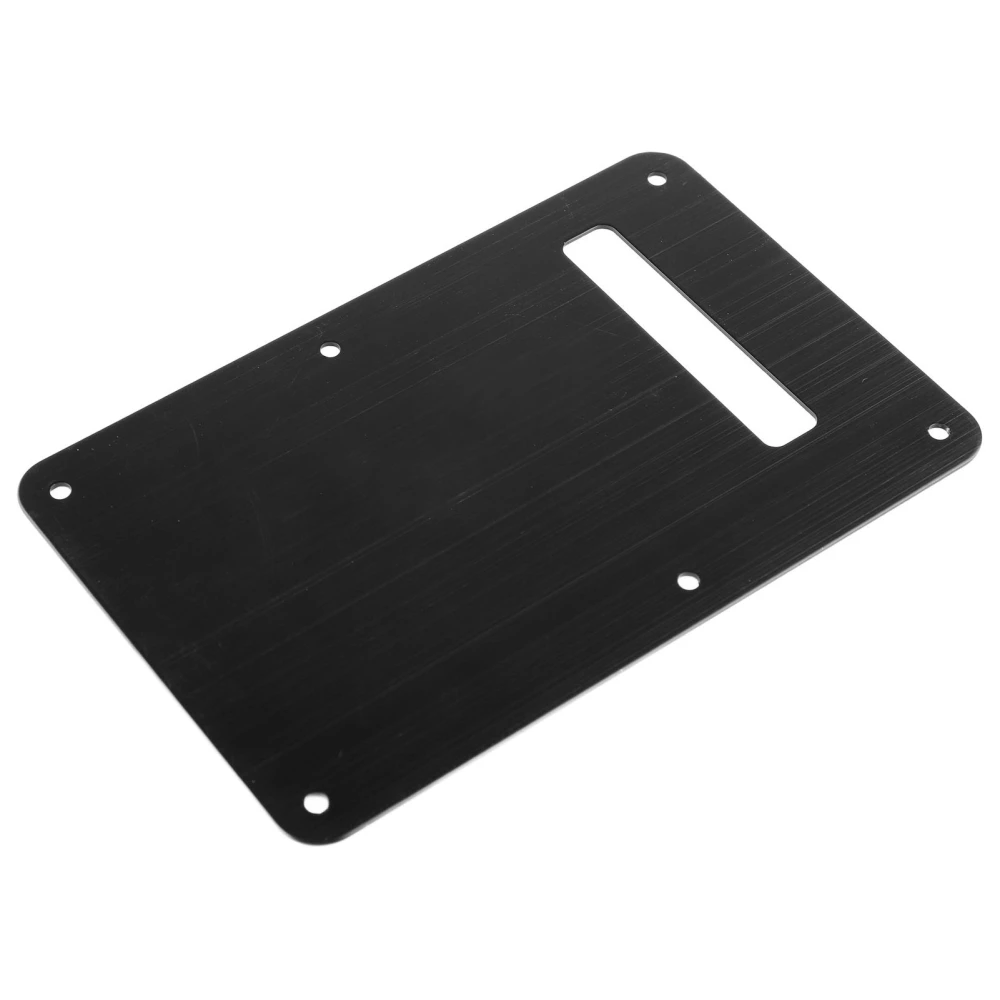 Electric Guitar Rear Backplate Spring Cover Aluminum Alloy Smooth Appearance Guitar Back Plate Black