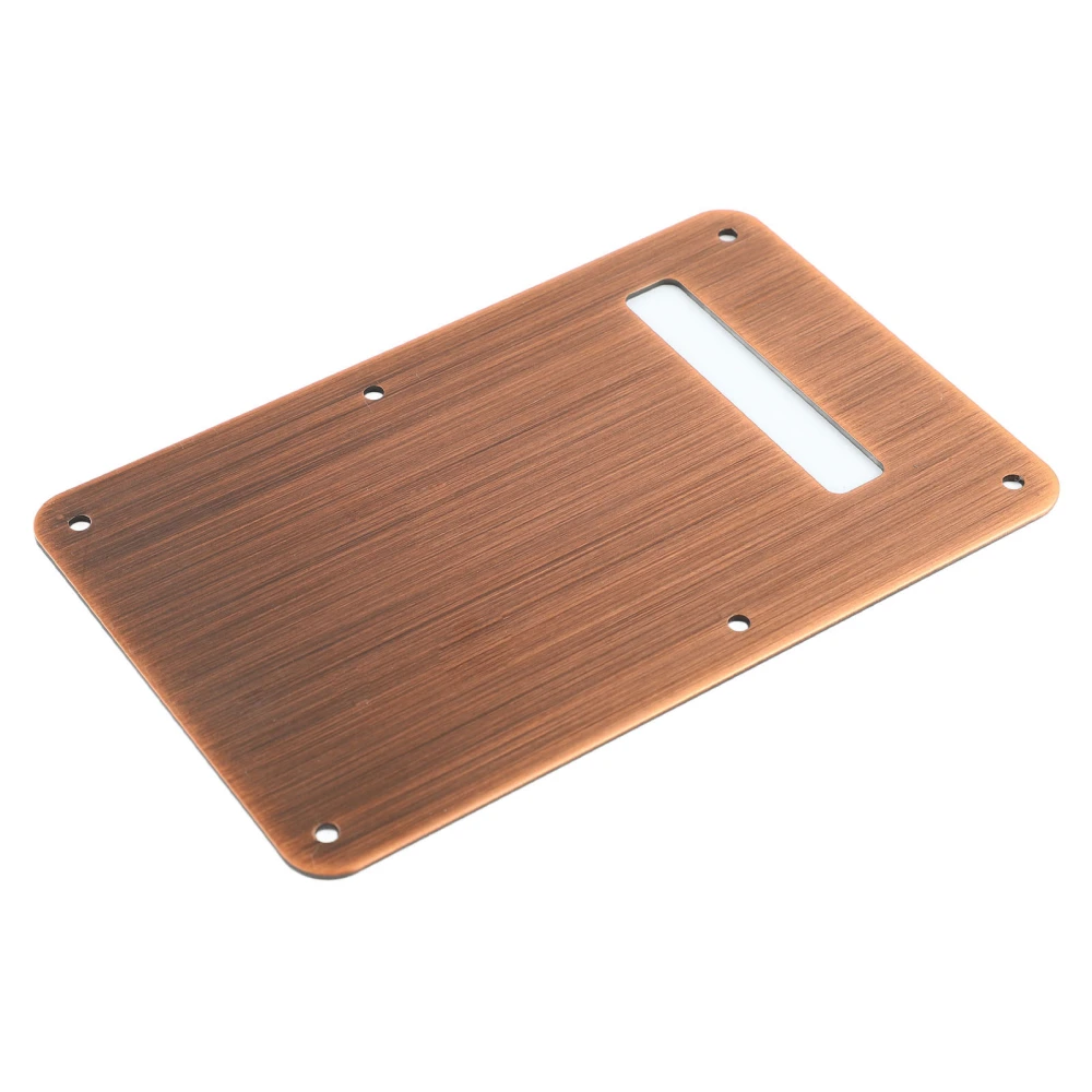 Electric Guitar Rear Backplate Spring Cover Aluminum Alloy Smooth Appearance Guitar Back Plate Bronze