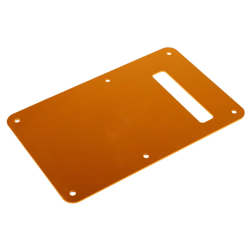 Electric Guitar Rear Backplate Spring Cover Aluminum Alloy Smooth Appearance Guitar Back Plate Orange Gold