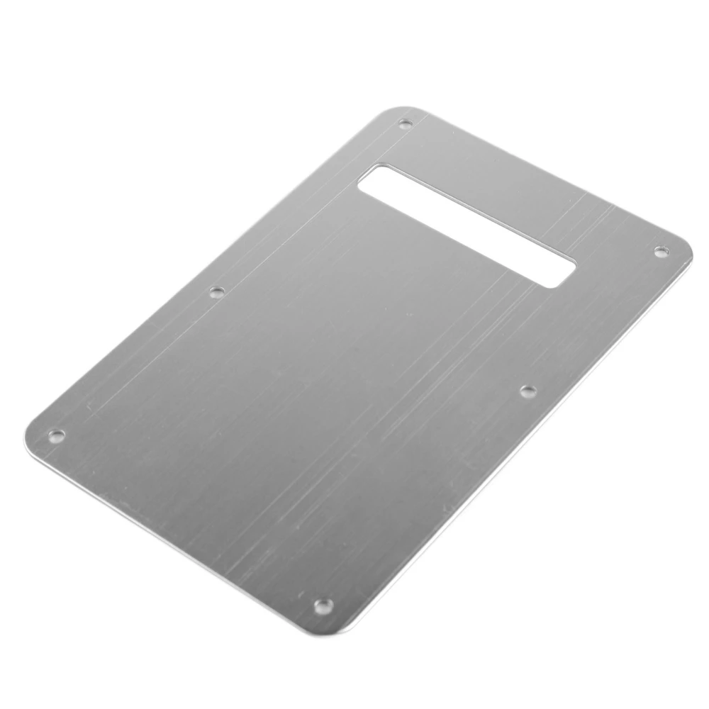 Electric Guitar Rear Backplate Spring Cover Aluminum Alloy Smooth Appearance Guitar Back Plate Silver