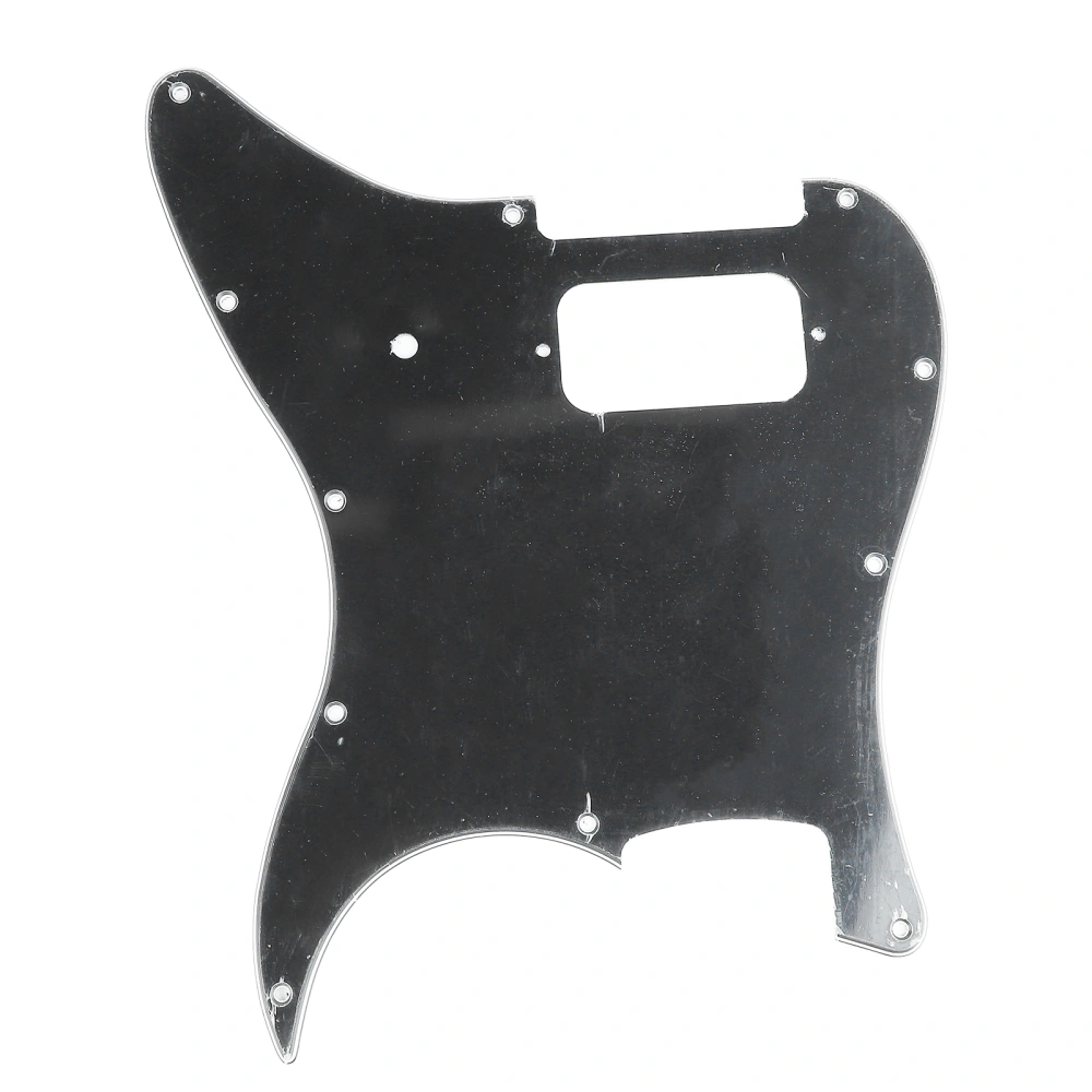 Electric Guitar Pickguard Pick Guard Plate PVC Instrument Accessory for Playing Performance Black