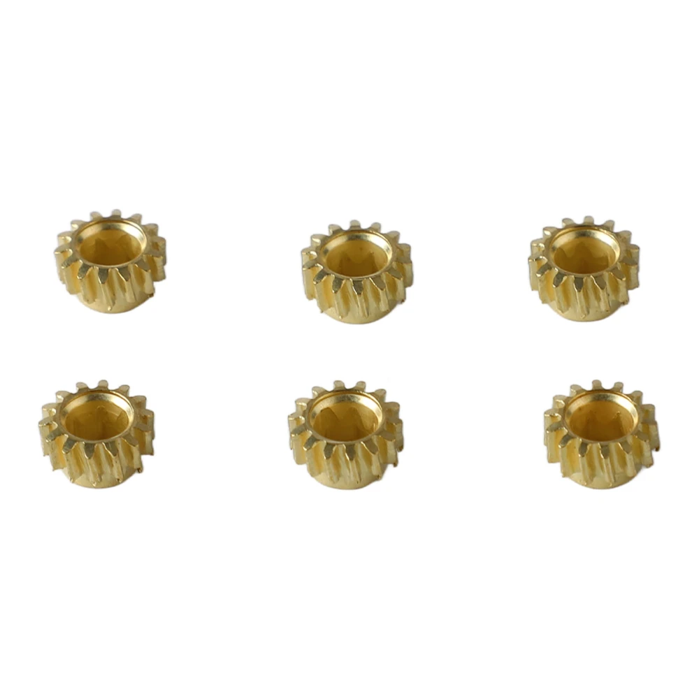 6Pcs Guitar Gear Metal Hex Hole Guitar String Tuning Peg Tuner Machine Head Gear Part Accessory