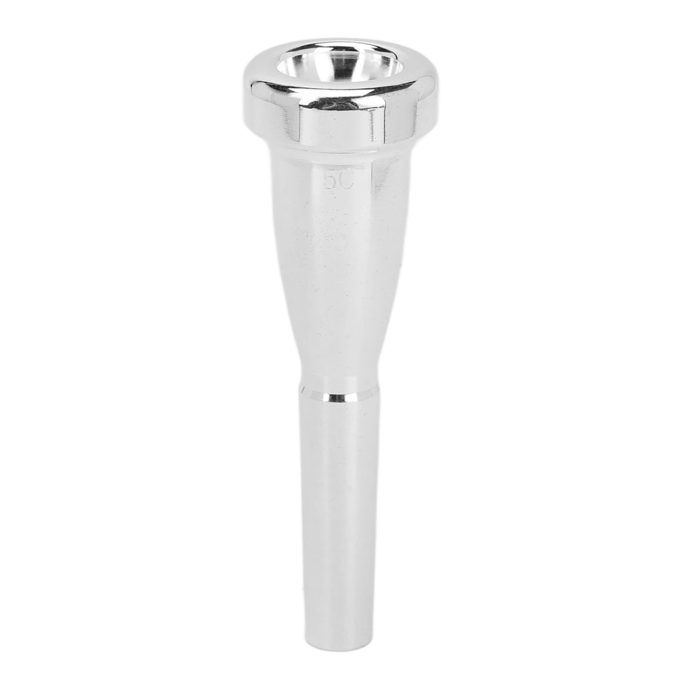 Trumpet Mouthpiece 5C Brass Silver Plating Wind Musical Instrument Parts Accessories