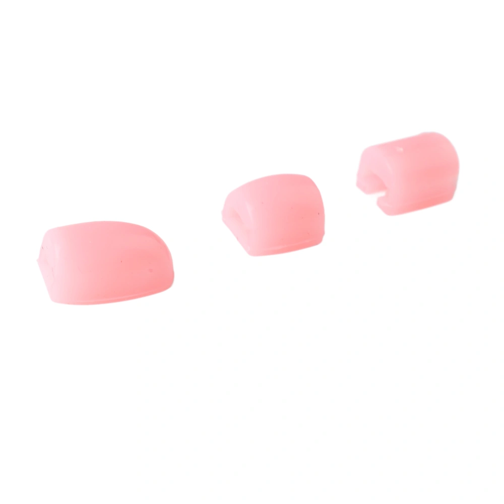 3PCS Saxophone Key Covers Silicone Sax Side Button Pads Palm Key Risers Wind Instrument Parts CC18 Pink