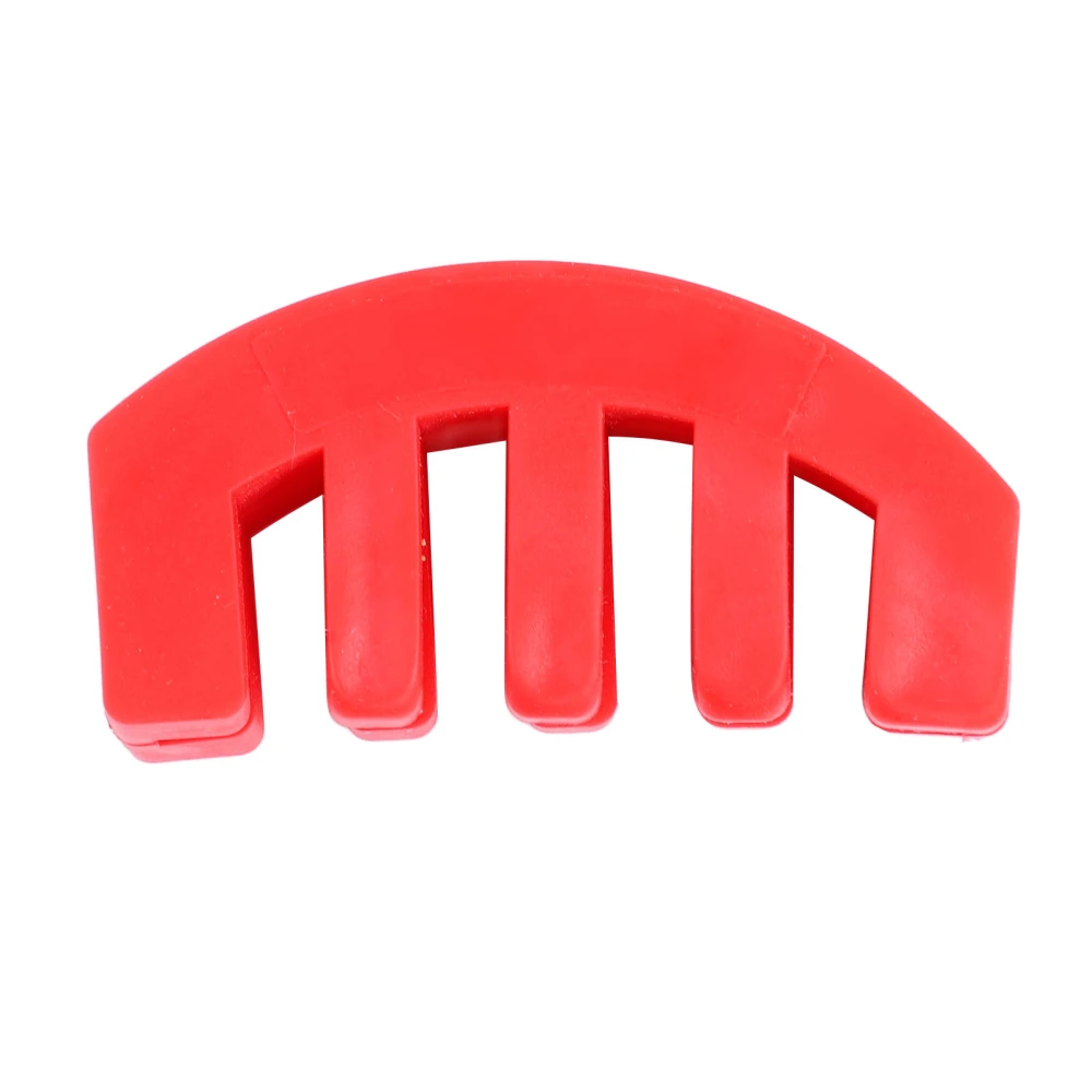 Violin Practice Mute Volume Reduction Rubber Violin Practice Mute for Beginner Music Lovers Red