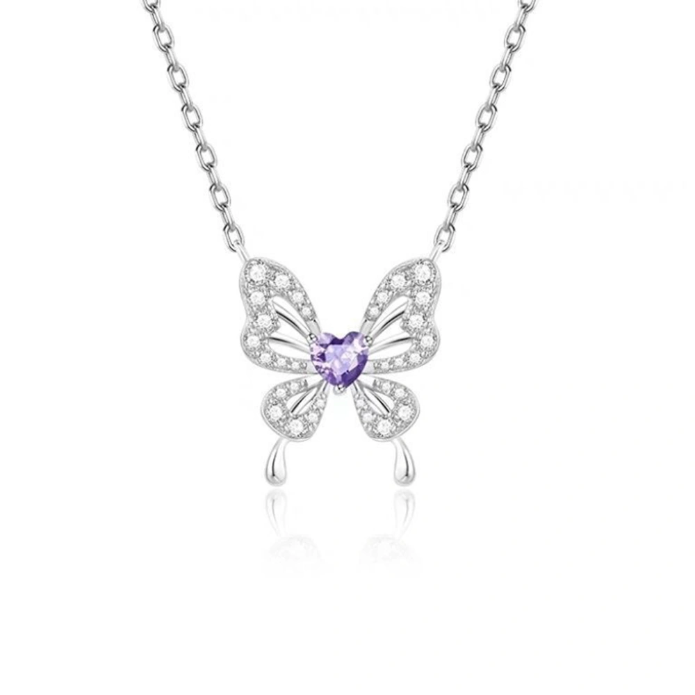 Womens Butterfly Necklace Elegant Choker Necklace Jewelry Accessories