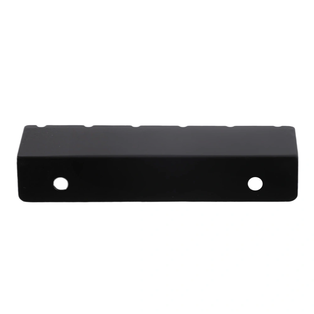 Guitar L Shape Nut Metal Wear Resistant Electronic Guitar Top Nut for Replacement with 2 Mounting Screw GL151