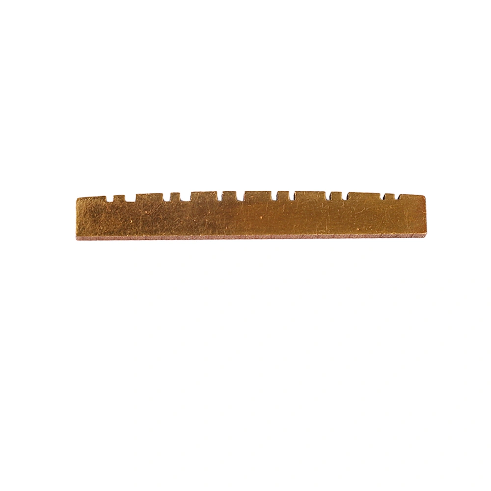 Brass Nut for Electric Acoustic Guitar Bass Pre Slotted Instrument Part Accessories GL232 12 String