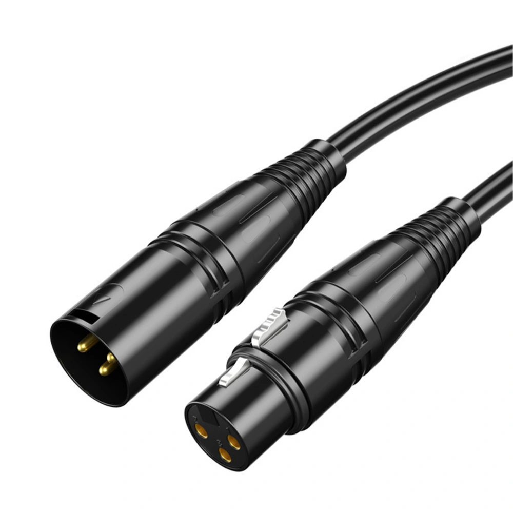 Male to Female Audio Cable Black 6 Meters PVC Sheath Firm Connection XLR Microphone Cable for Music Instrument