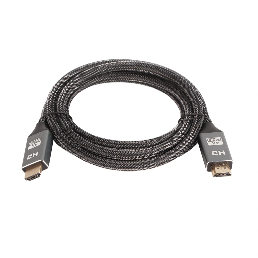 Gray 2m HD Audio Video Connection Cable 4K TV Laptop Projector Connection Wire for Home