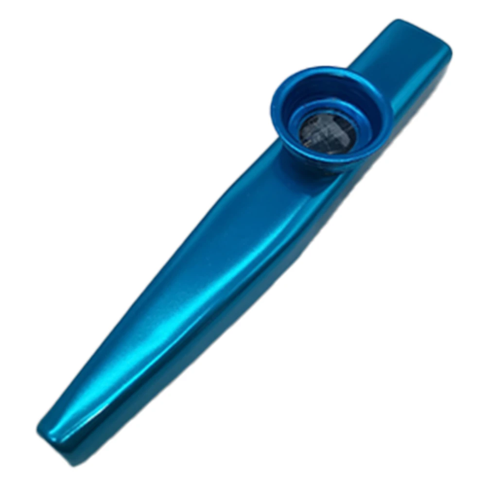 Kazoo Flute Aluminum Easy Playing Professional Kazoo Musical Instrument Gifts Blue