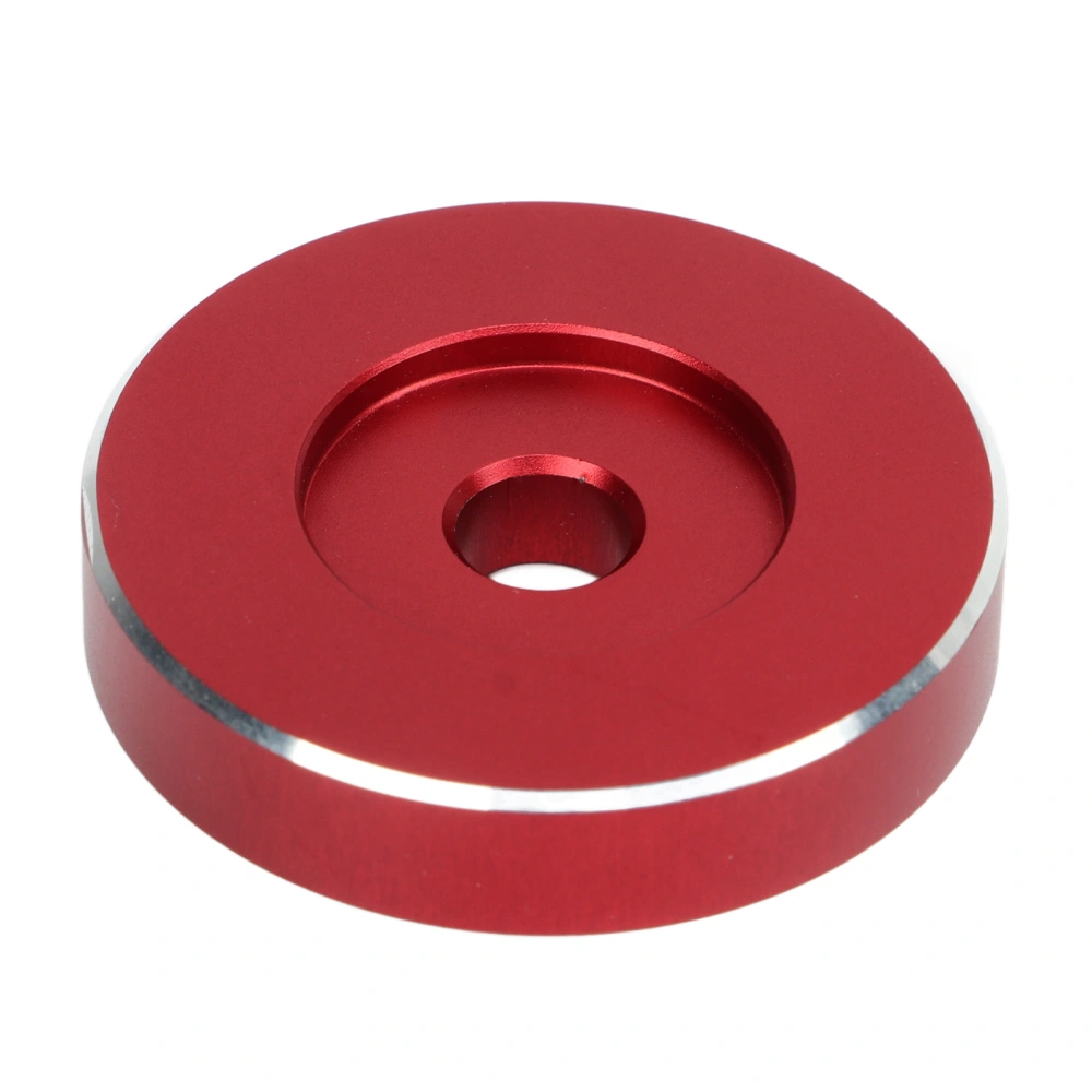 Record Adapter Aluminum Record Player Turntable Adapter RPM Gramophone Accessory Red