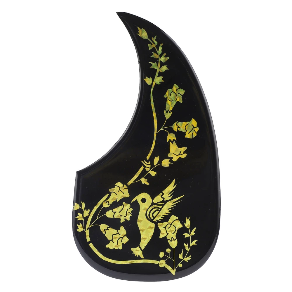 Guitar Pickguard Acoustic Self Adhesive Pickup Sticker Hummingbird Pattern PVC Parts Accessories