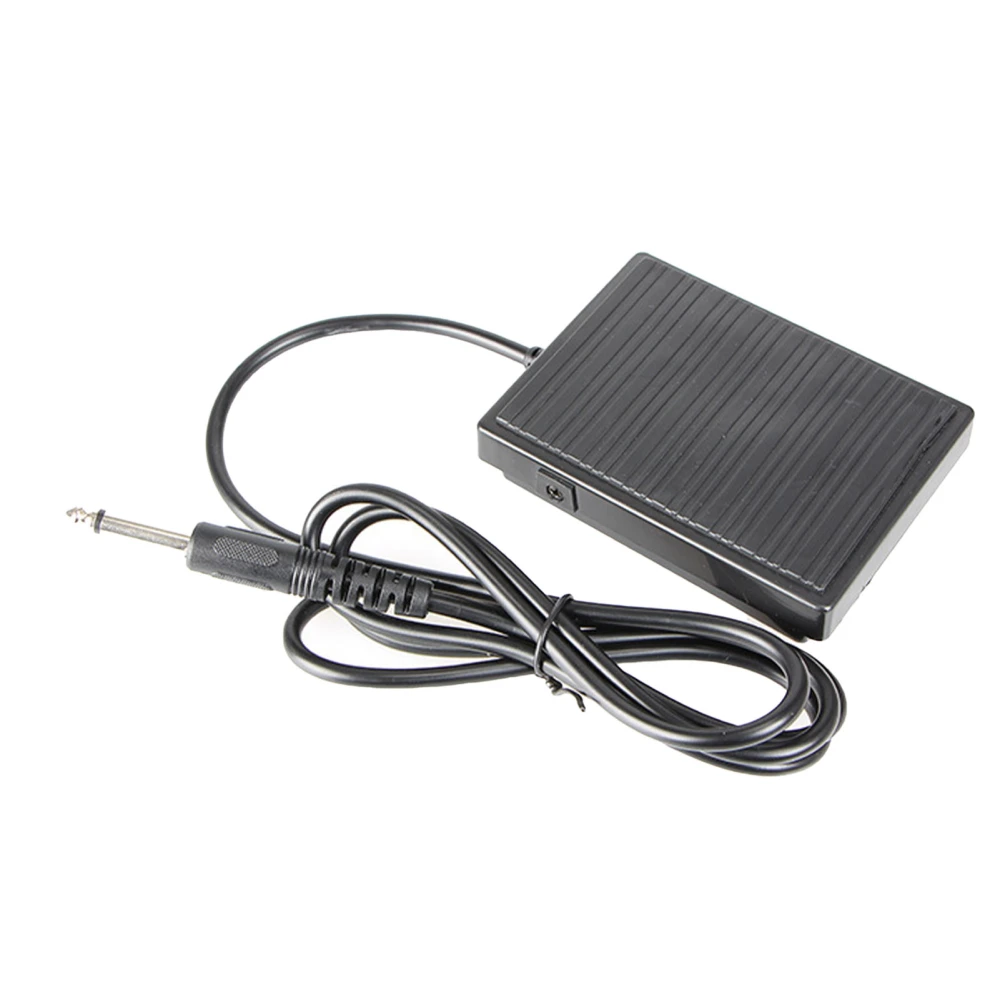 Universal Sustain Damper Pedal Non Slip Rubber Mat Electronic Foot Pedal for Piano Keyboard