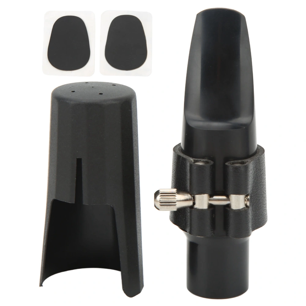 Saxophone Mouthpiece Set Accurate Sturdy Smoothly Cap Buckle Reed Tooth Pads Sax Mouthpiece Accessories