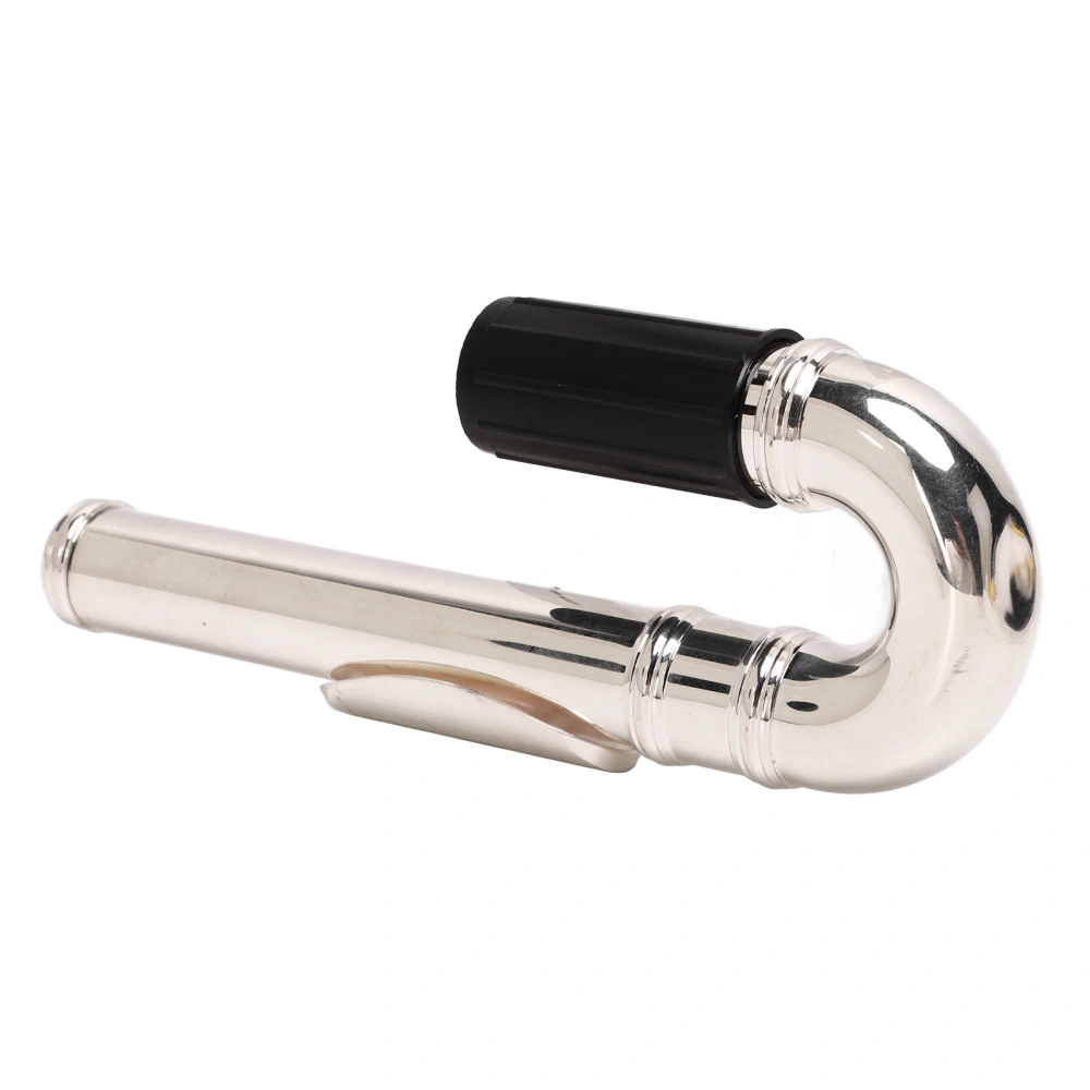 Flute Curved Head Joint Mouthpiece Replacement Metal Woodwind Instrument Accessories for Kids