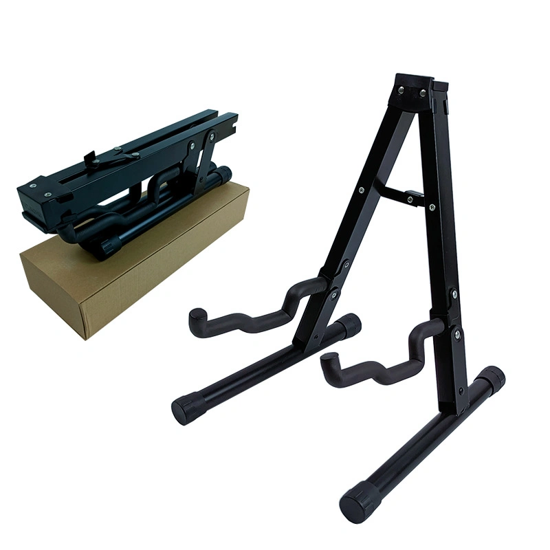 Folding A Frame Guitar Stand EVA Cotton Metal Guitar Holder Mini Musical Instrument Stand