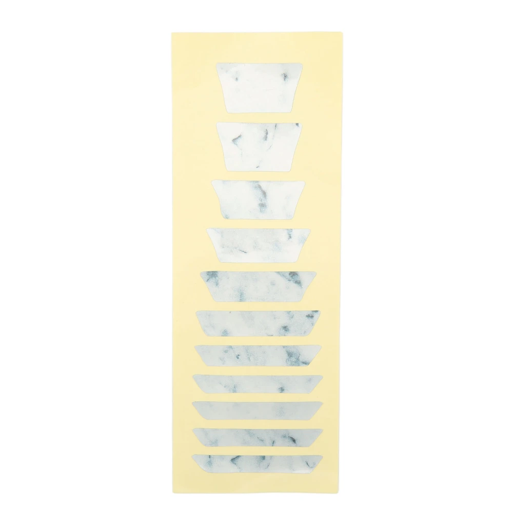Guitar Fretboard Stickers Wear Resistant PVC Unique Beautiful Bass Fret Markers Ultra Thin Trapezoid Guitar Stickers