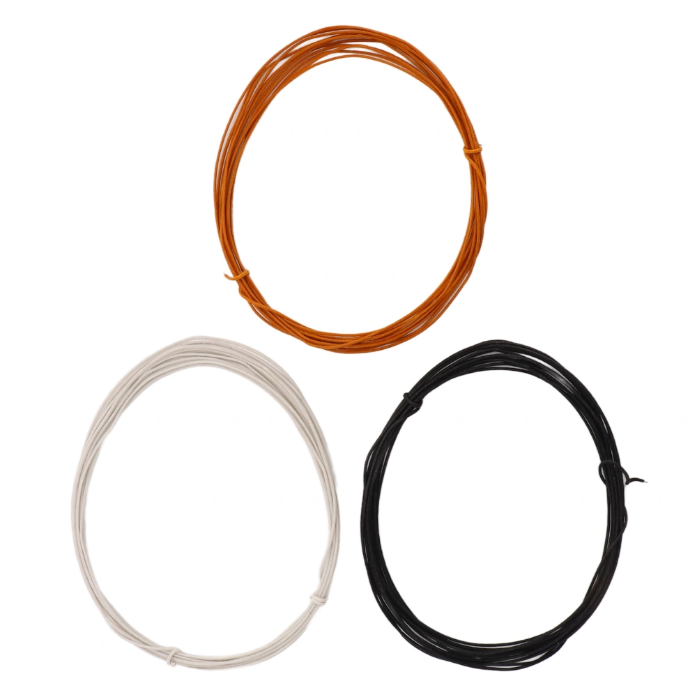 3 Pcs Guitar Pickup Wire Three Colors Easy To Use Guitar Pickup Line Replacement Guitar Accessories