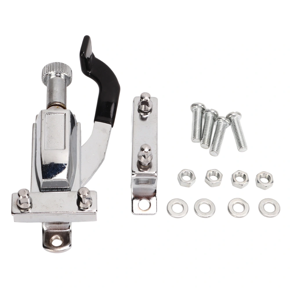 Silver Snare Drum Strainer Slick Exterior Easy Installation Exquisite Craftsmanship Snare Drum Regulator