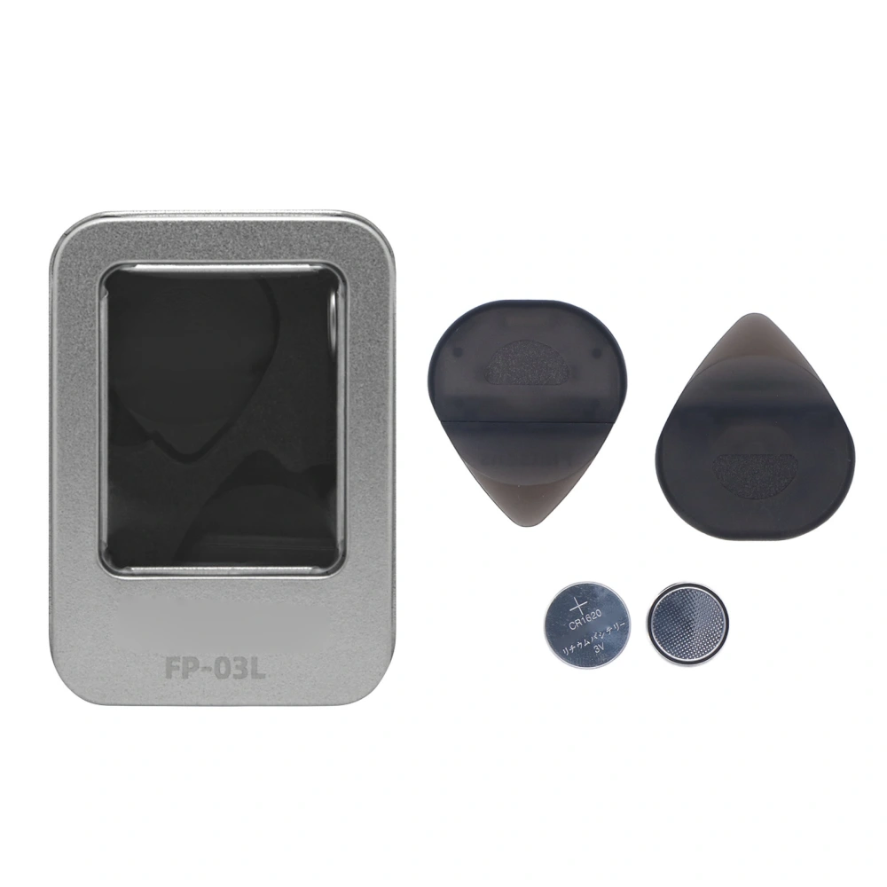 2Pcs Guitar Pick Glowing Shining ABS Instrument Accessory Set Kit for Folk Electric Guitars
