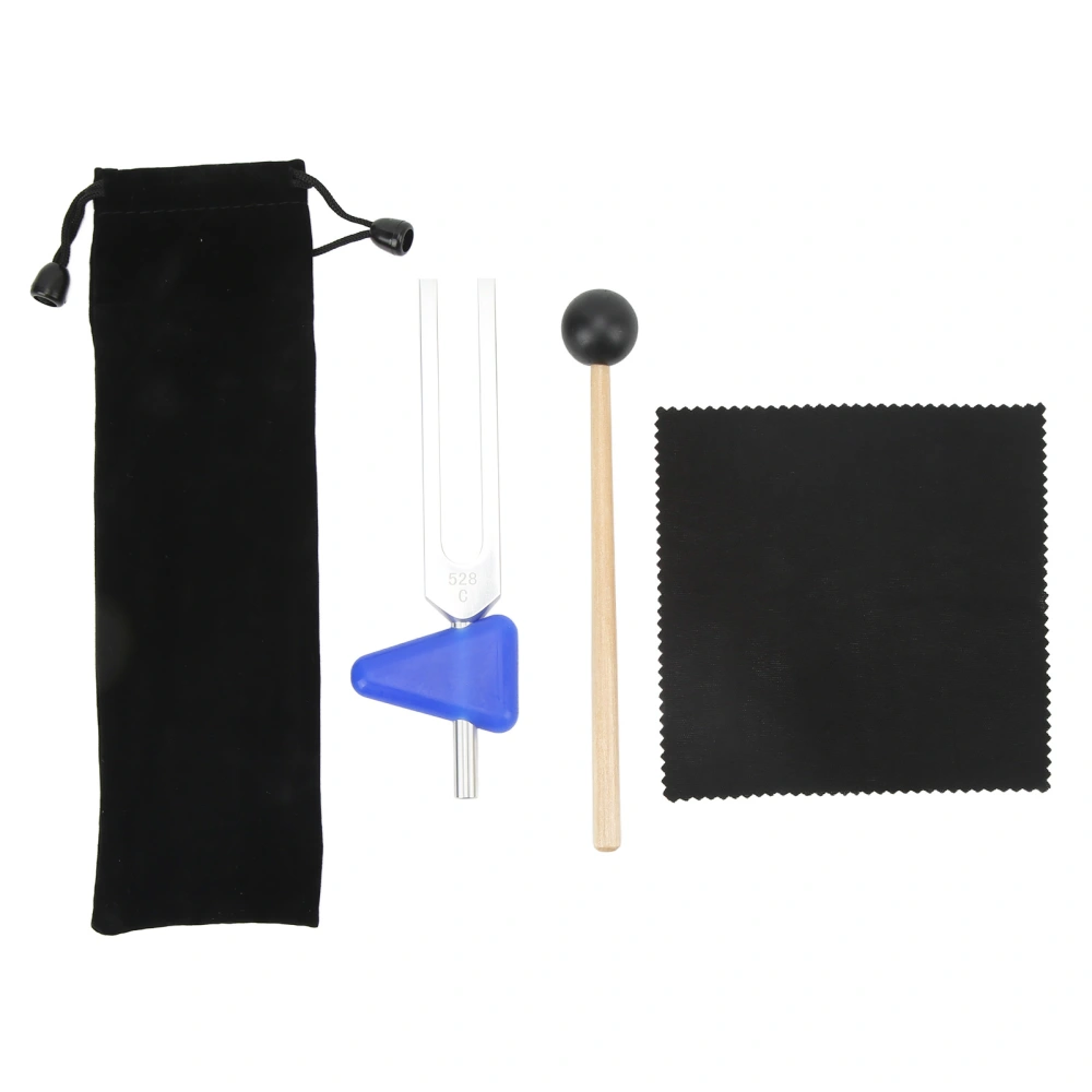 Yoga Tuning Accurate 528Hz Vibration Stress Relief Lightweight Portable Fork Tuning Fork Kit for Yoga Meditation 528C