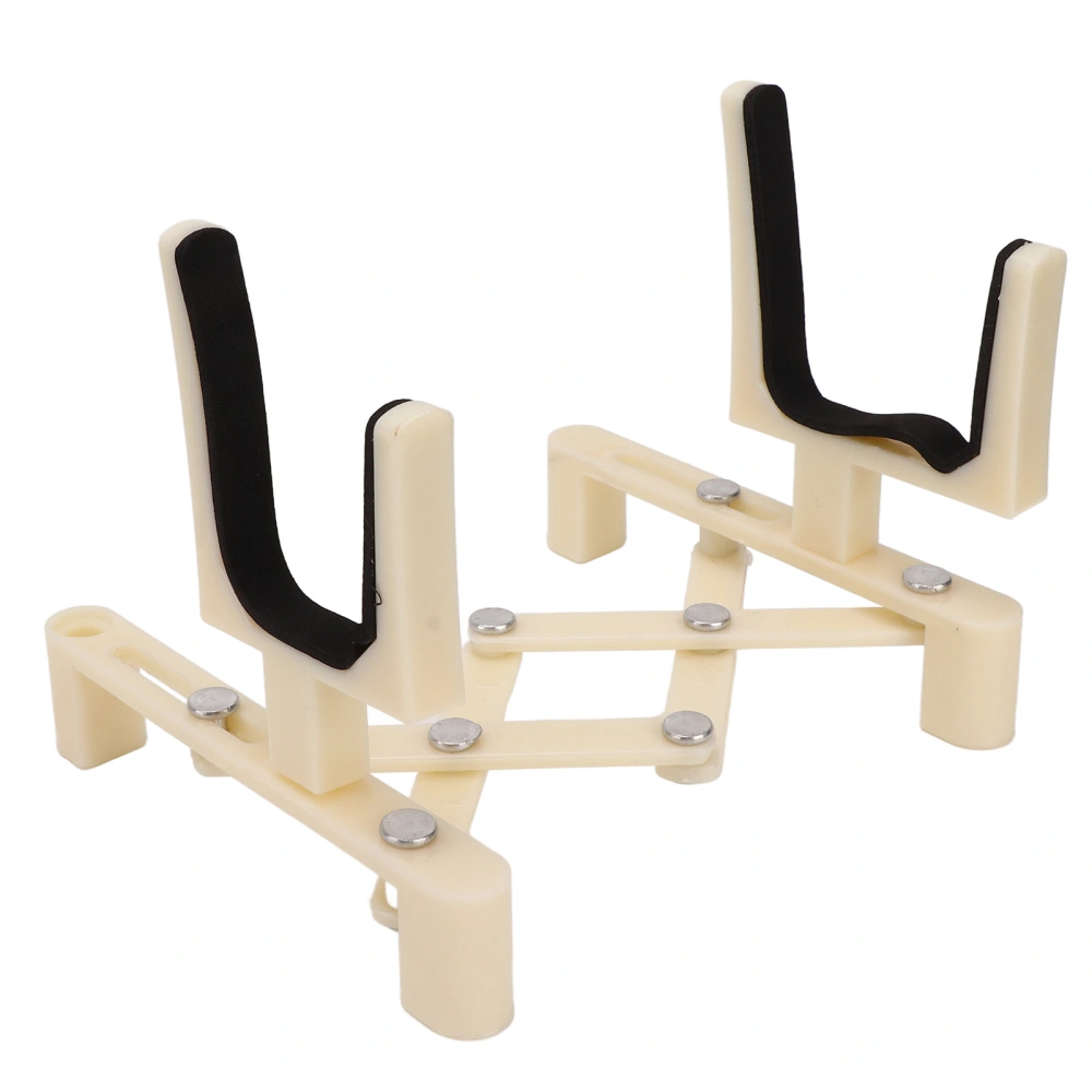 Violin Folding Bracket Lightweight Stock Protection Wear Resistant Violin Stand Display Holder Beige