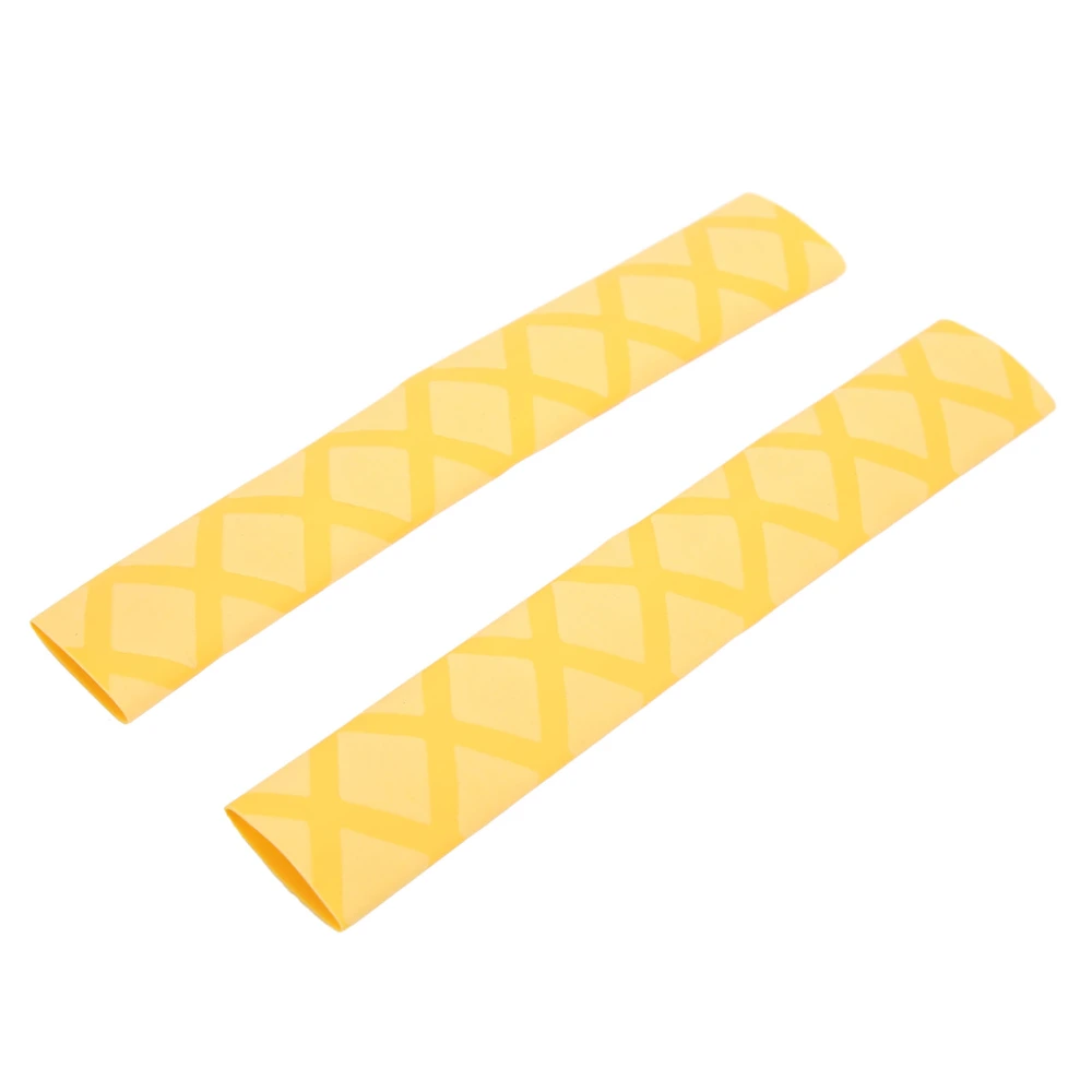 1 Pair Drumstick Grip Drum Stick Mallet Cover Non Slip Polyethylene Instrument Accessory Yellow