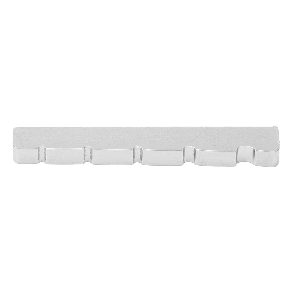 Guitar Nut Brass Silver Top Delicate Musical Instrument Parts for 5 String Electric Guitar