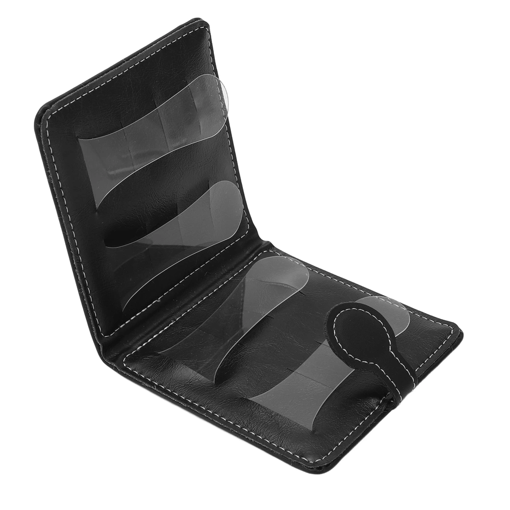 Guitar Pick Holder EVA Portable Large Capacity Storage Case Carrying Bag Accessory Black