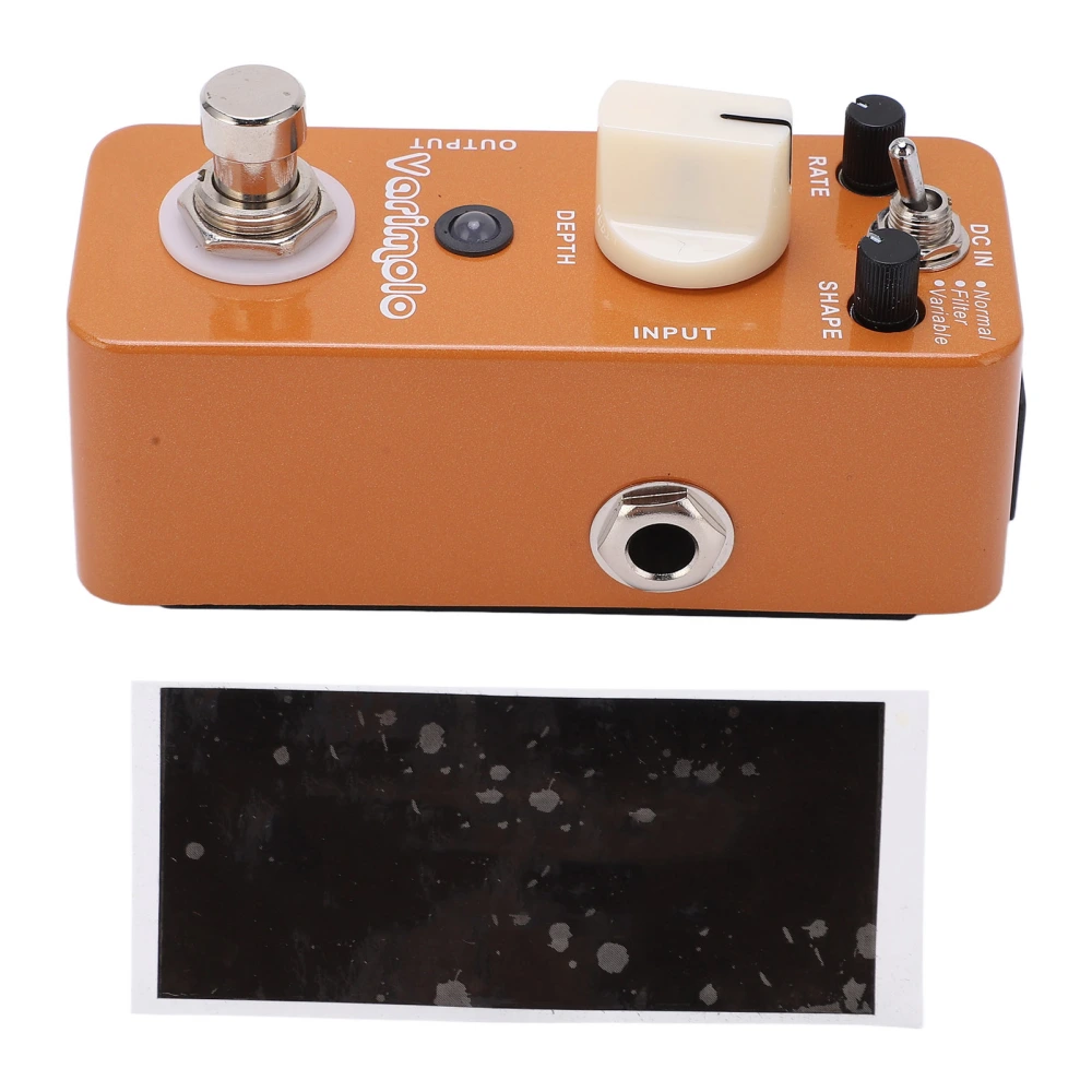 Effect Pedal Varimolo Digital Tremolo Single 3 Modes Adjustable Instrument Accessory