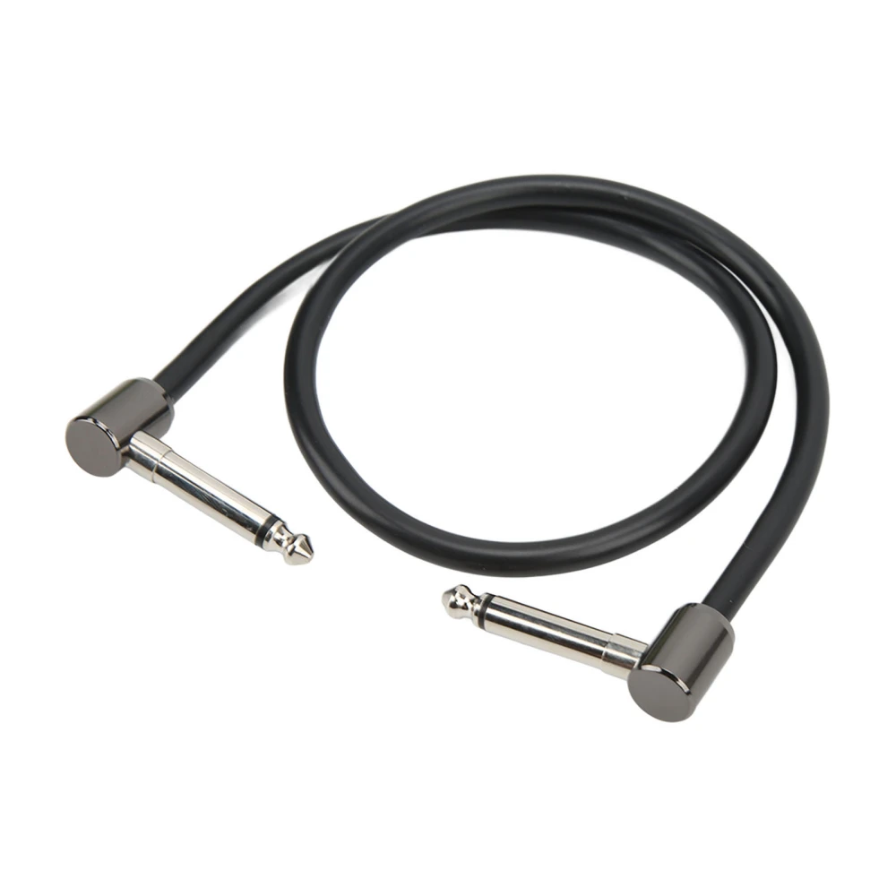 FC‑20 Effects Cable Right Angle Connector Acoustic Guitar Patch Pedal Cord Audio Accessory 50CM
