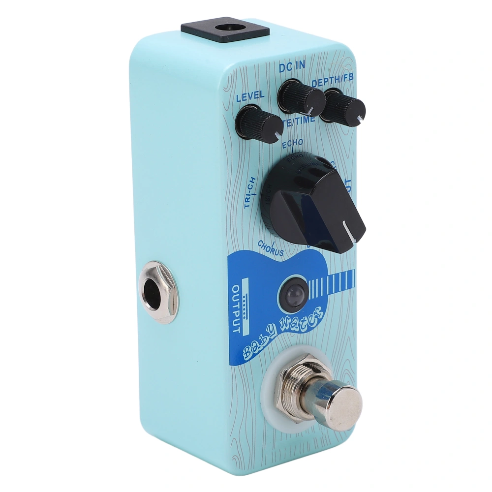 Acoustic Guitar Effect Pedal Baby Water Delay Chorus 5 Gears Instrument Accessory