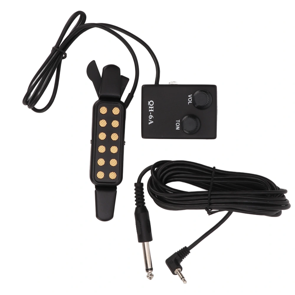 Guitar Pickup Acoustic Electric Transducer Wooden Guitar Pickup Accessories for Musical Instrument