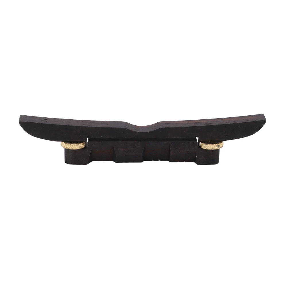 Ebony Wood Mandolin Lower Bridge Adjustable String Bridge String Instrument Accessories
