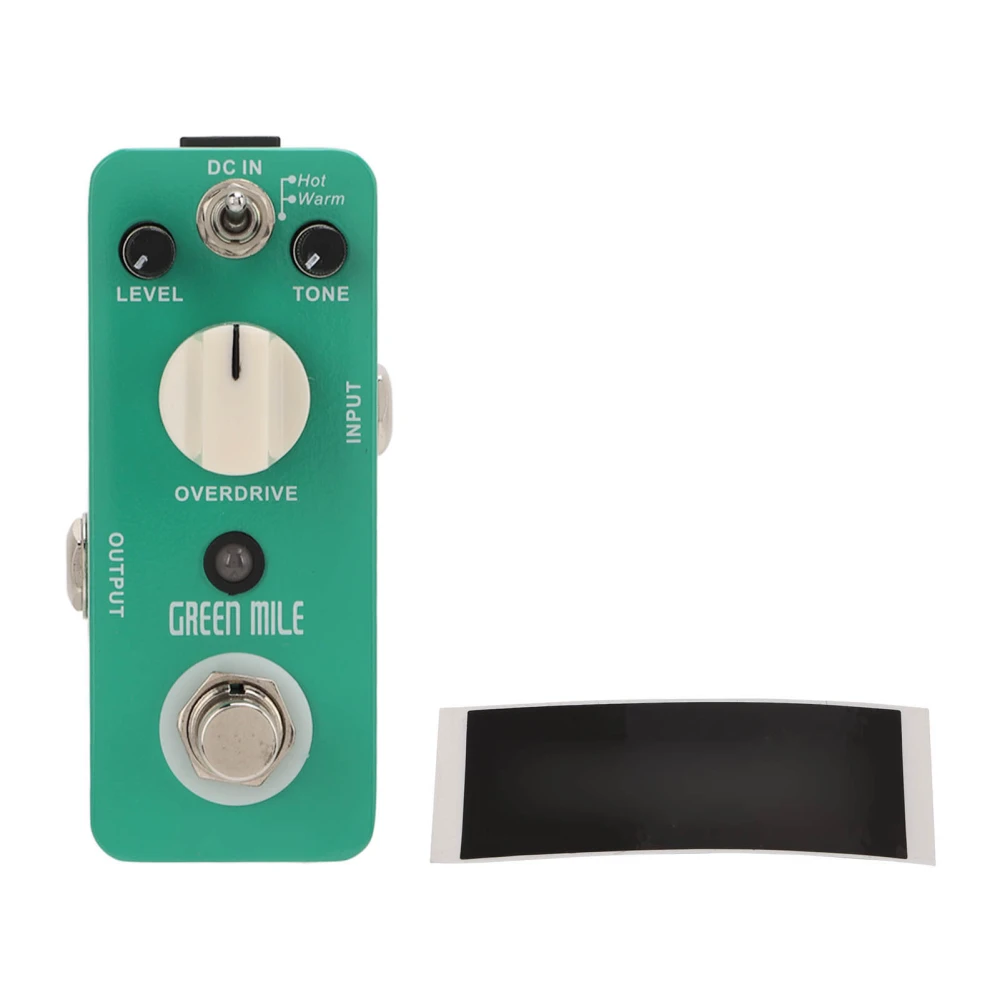 Overdrive Micro Pedal Metal Shell Mini Effects Electric Guitar Effector Warm Hot 2 Modes