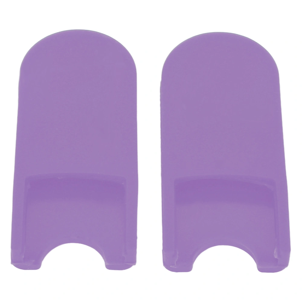 2PCS Saxophone Finger Rest Cushion Thumb Protector with Saddle Wind Instrument AccessoriesPurple