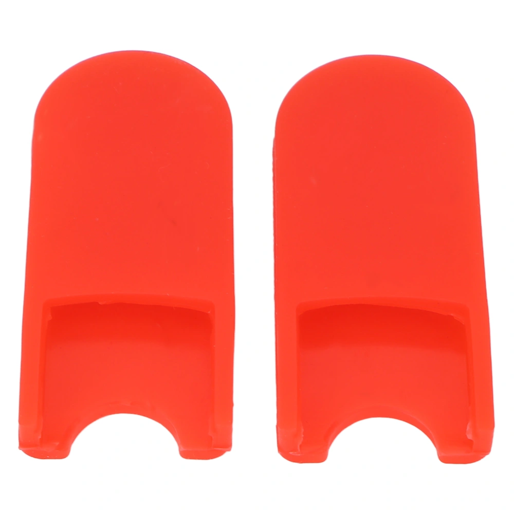 2PCS Saxophone Finger Rest Cushion Thumb Protector with Saddle Wind Instrument AccessoriesRed