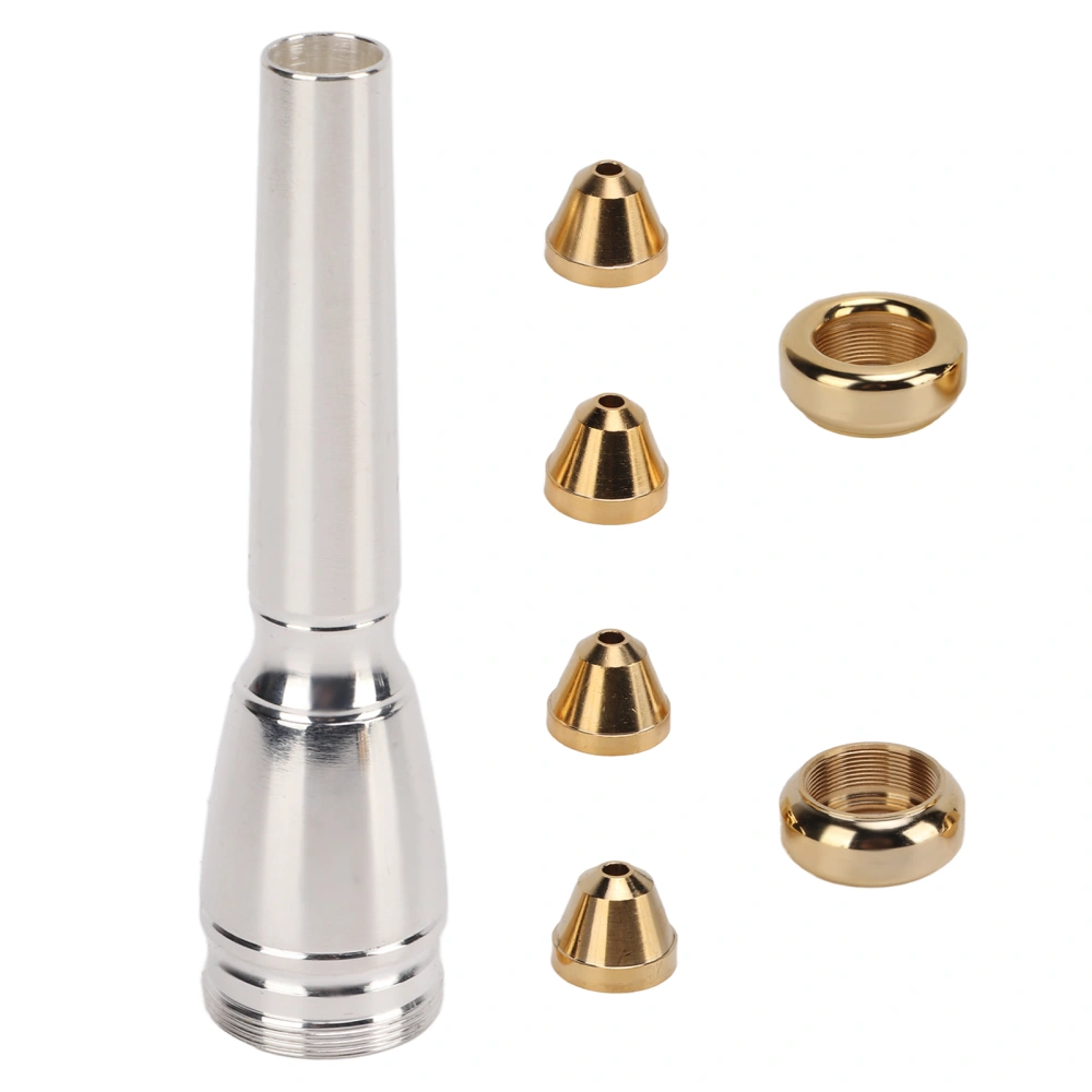 Trumpet Mouthpiece Set Polished Metal Trumpets Part 3C 3B 2C 2B Musical Instrument Accessories for Playing