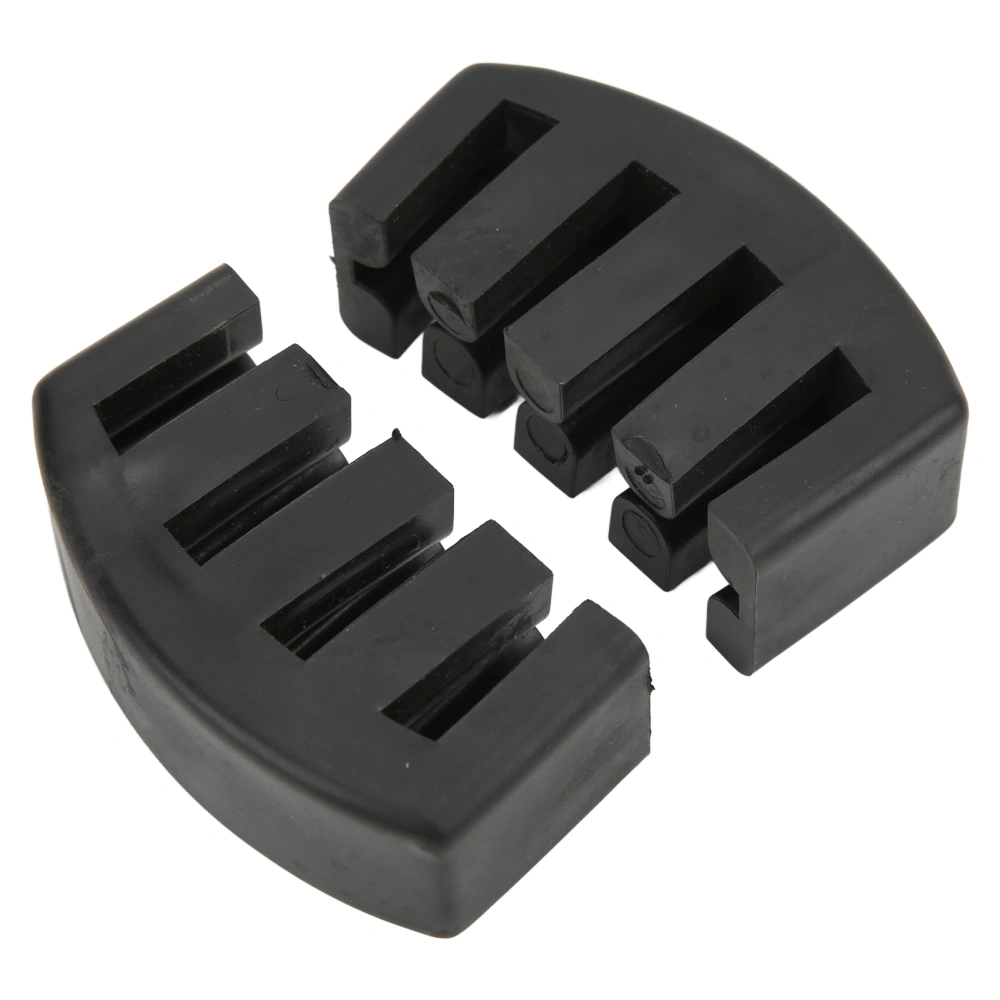 2Pcs Violin Practice Mute Rubber Black 5 Claws Violins Accessories Maintain Sound Quality